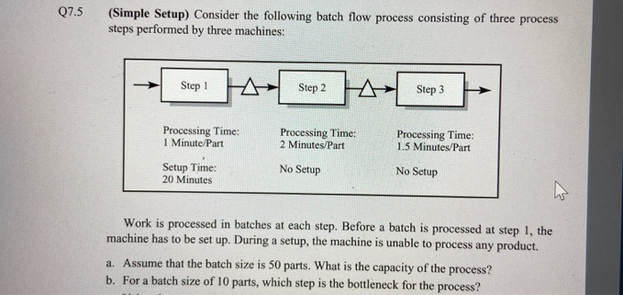 a and b Q7.5 (Simple Setup) Consider the