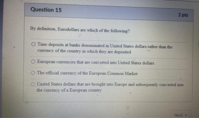 ttempts are allowed. Question 17 Tariffs refer to