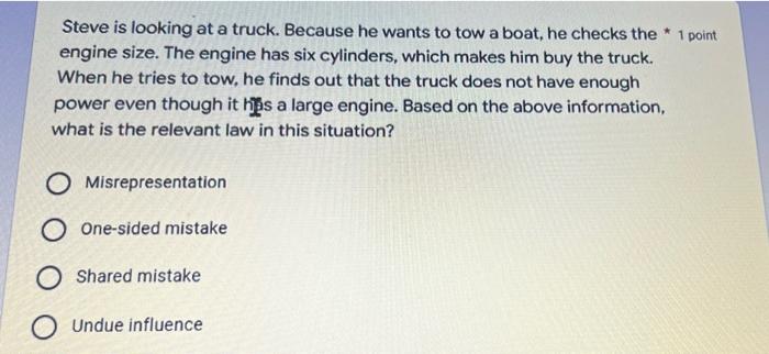 Steve is looking at a truck. Because he wants to