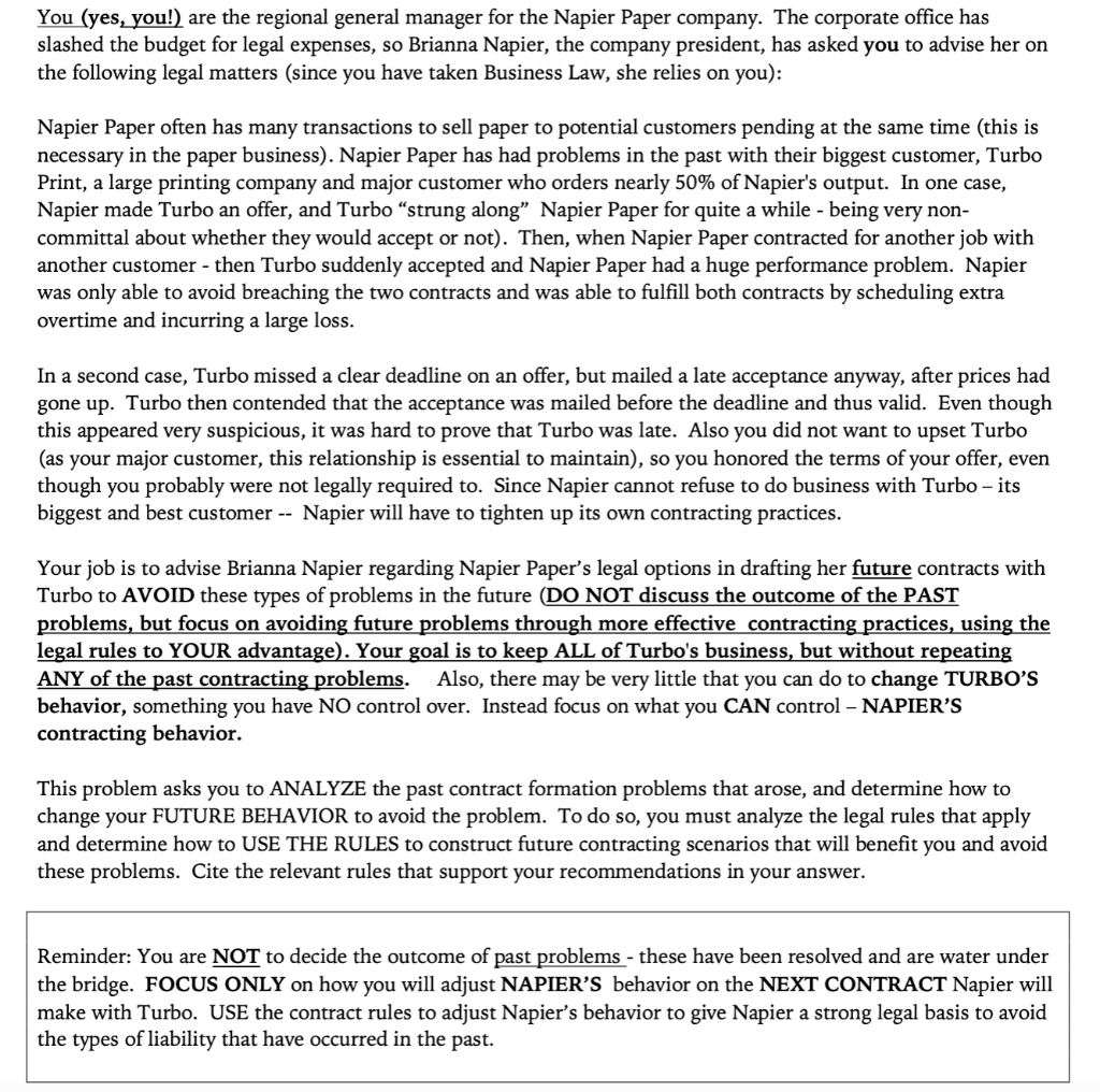 You (yes, you!) are the regional general manager