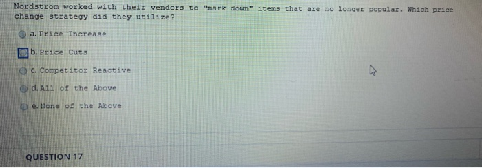 Nordstrom worked with their vendors to "mark