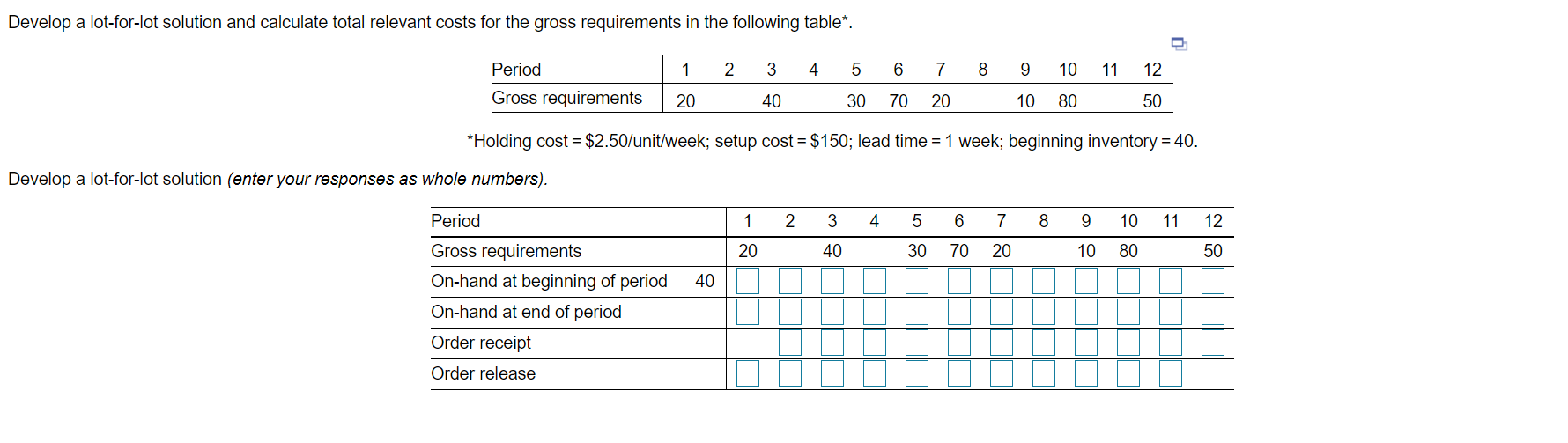 And could you find the total cost. Develop a