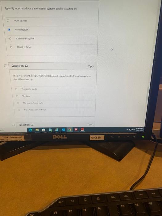 Typically most health-care Information systems