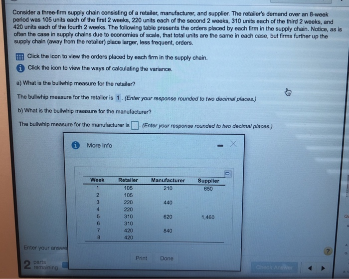 Consider a three-firm supply chain consisting of