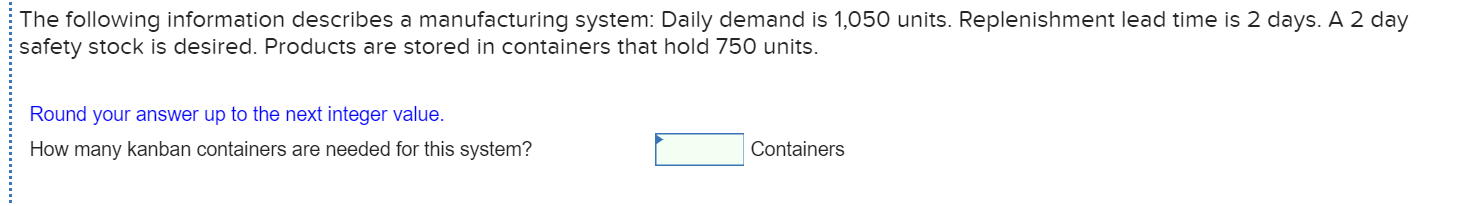 The following information describes a