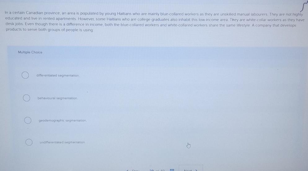 In a certain Canadian province, an area is