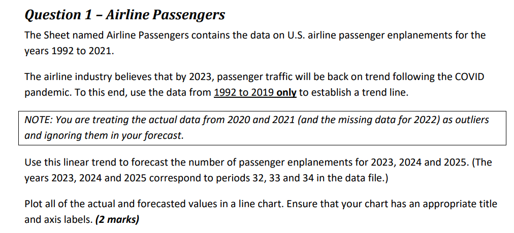 years 1992 to 2021. The airline industry believes