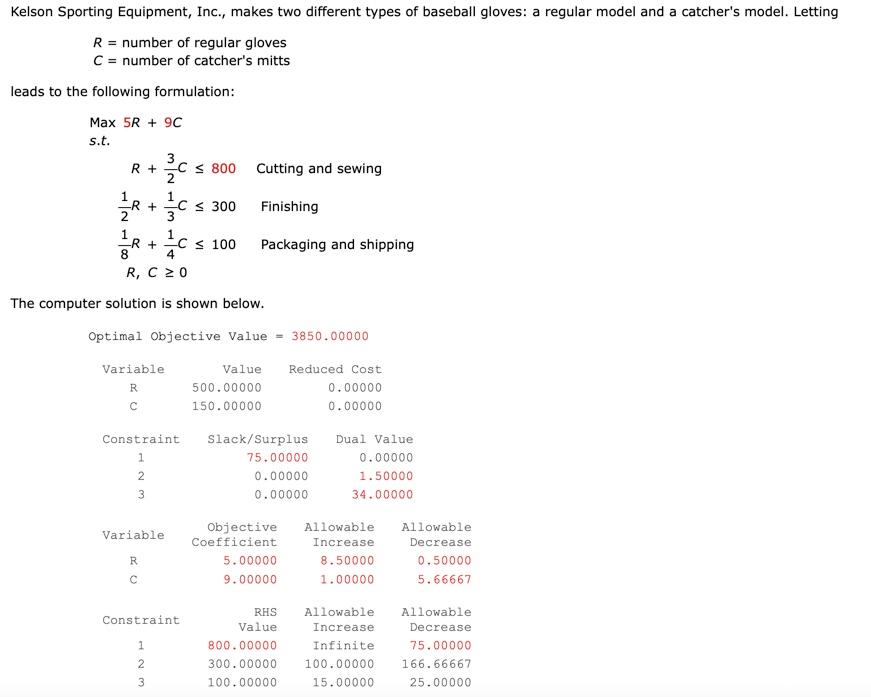 Please help with this question Kelson Sporting