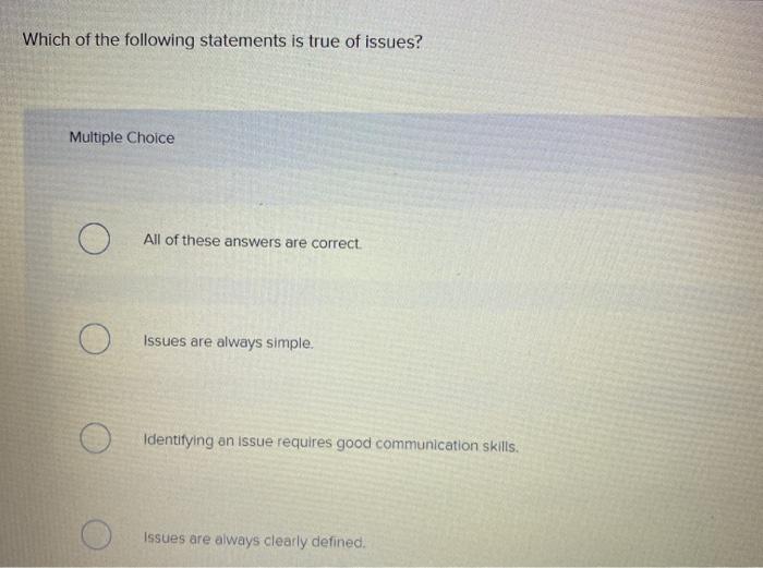 Which of the following statements is true of