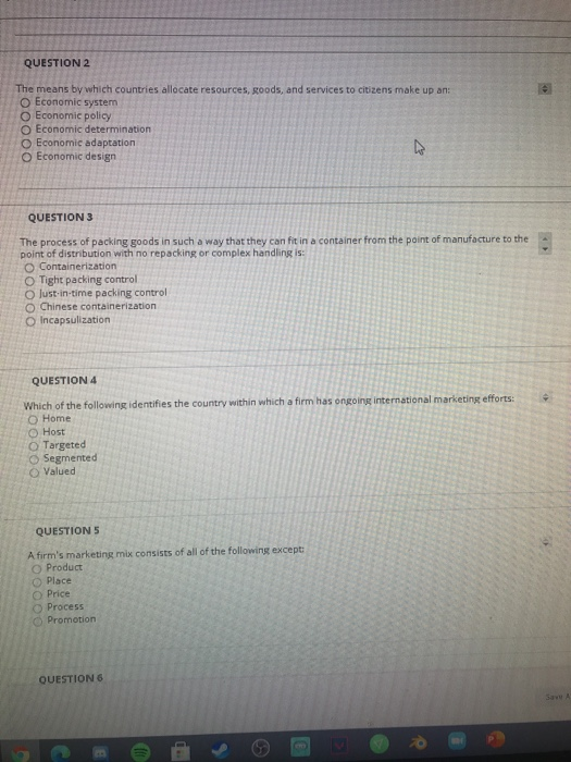 please help with 2-5 QUESTION 2 The means by
