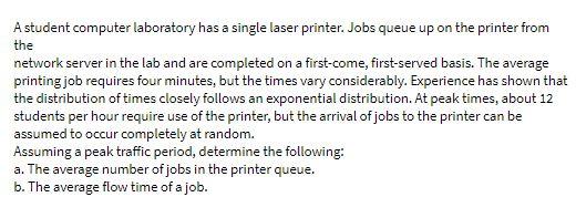A student computer laboratory has a single laser