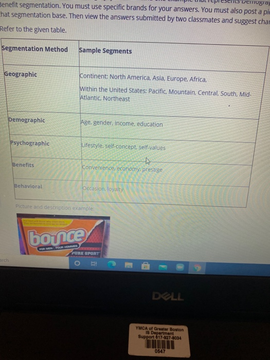 (this is marketing course ) Within the laundy