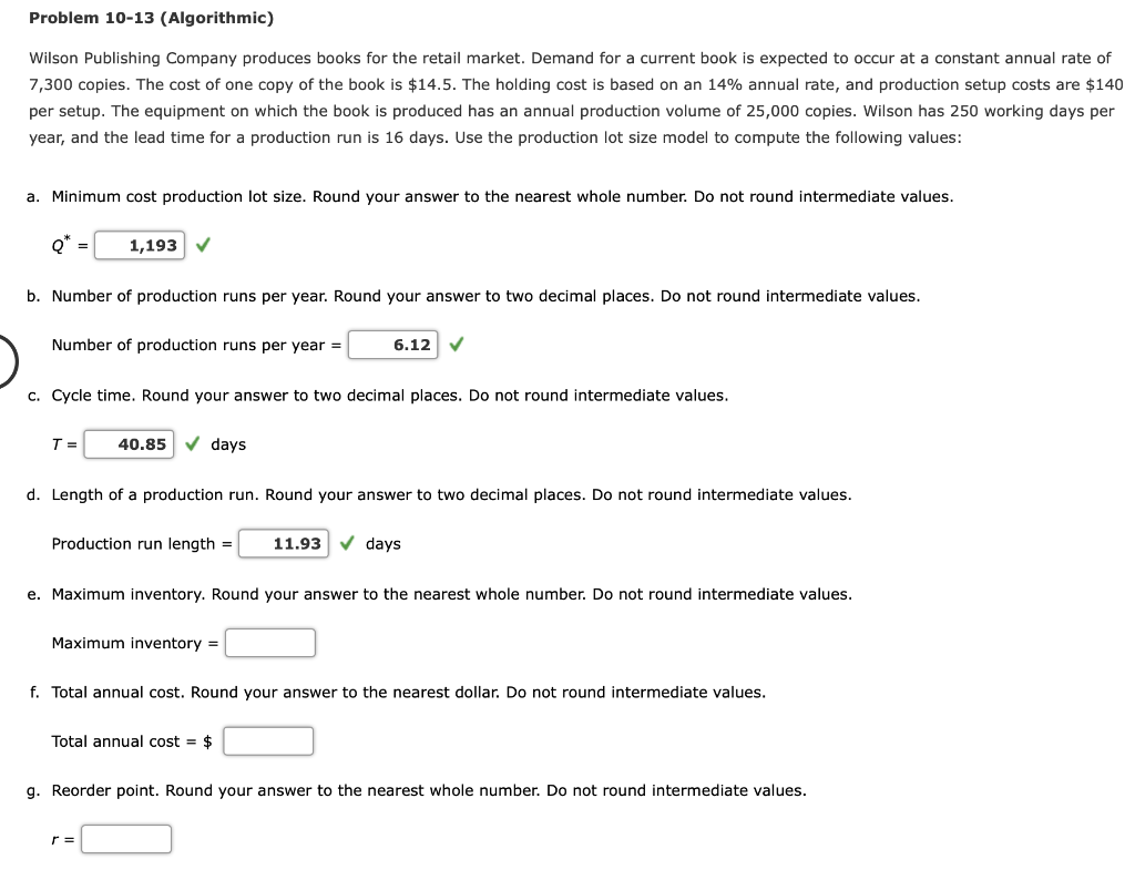 ****Please answer parts: e, f and g ONLY. Thanks