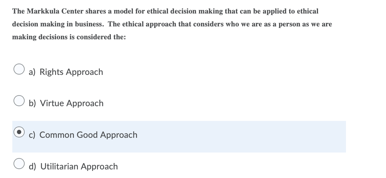 The Markkula Center shares a model for ethical