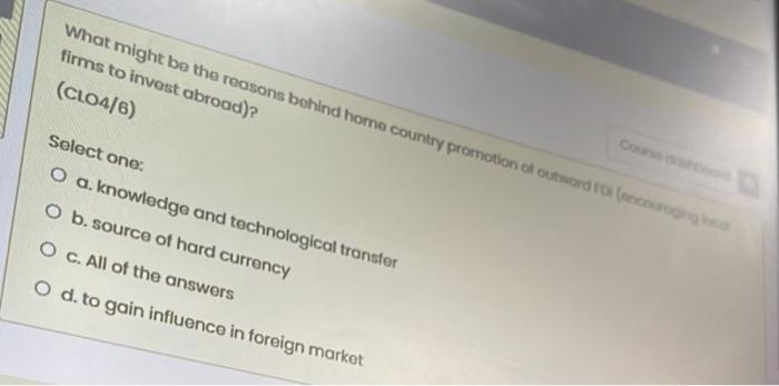 What might be the reasons behind home country