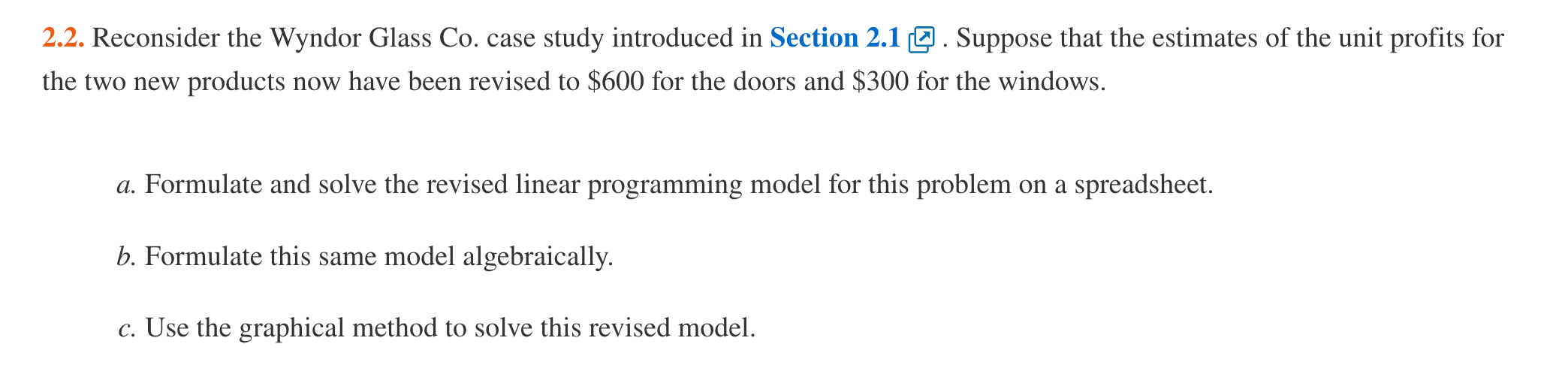 Hi, I need help on B (Model algebraically) 2.2.