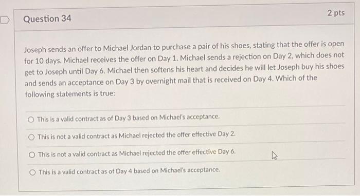 Question 33 2 pts Multiple Answer Options: Select