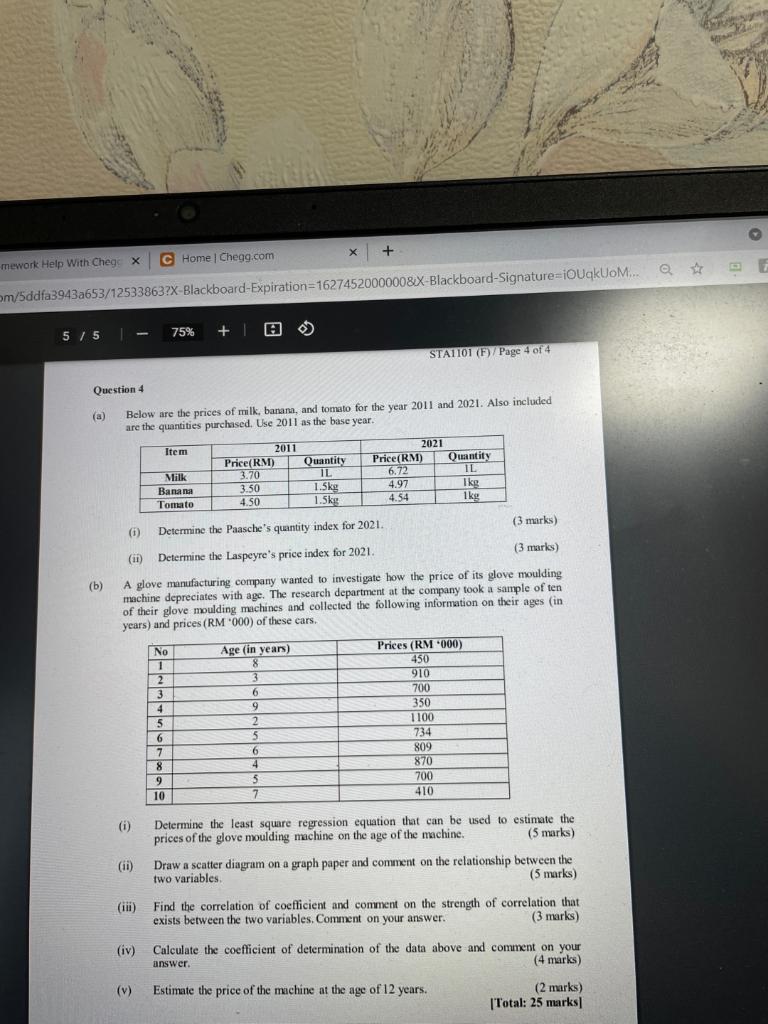 Below are the prices of milk, banana, and tomato