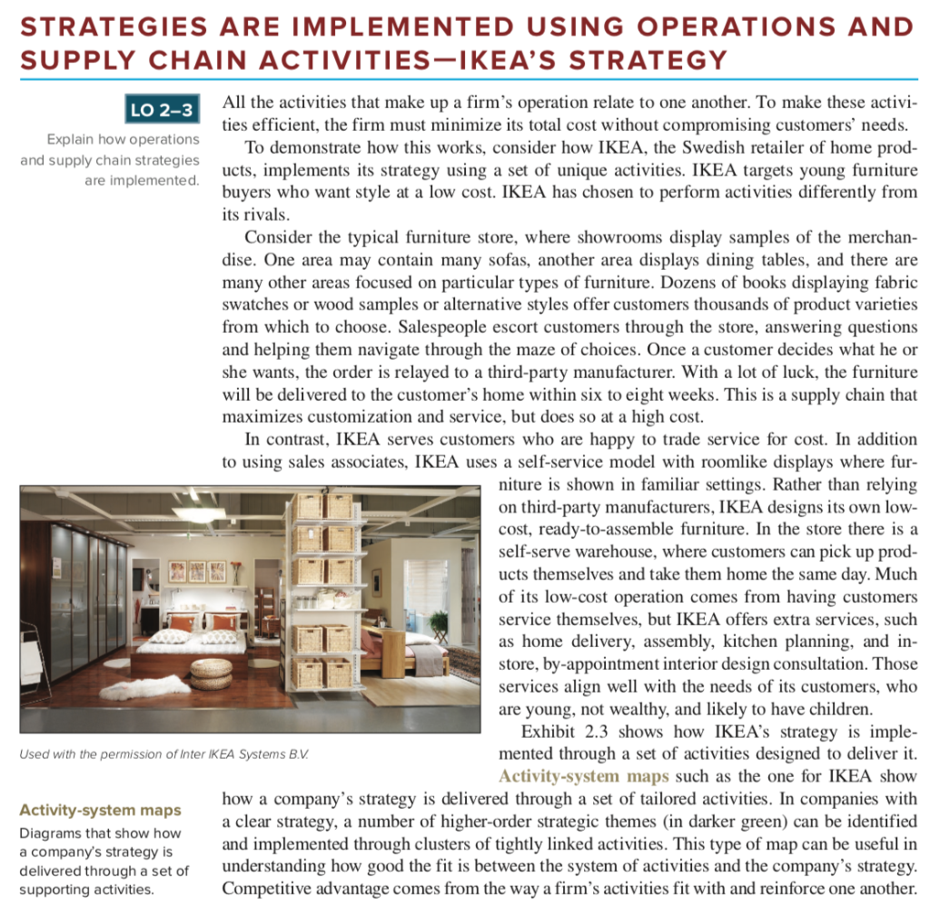 1. What is the key Implementation of operations