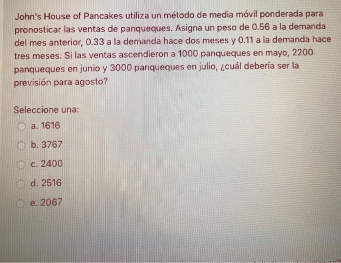 John's House of Pancakes utiliza un mtodo de