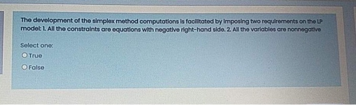 The development of the simplex method