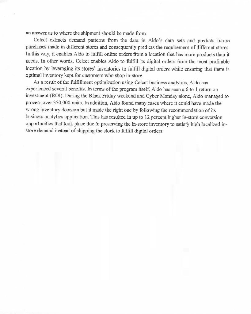 Providing on-demand self-service is one of the