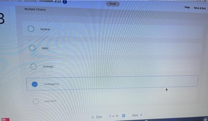 LO2 Assessment (CH 6,8,9,10) - Available 3/22 6