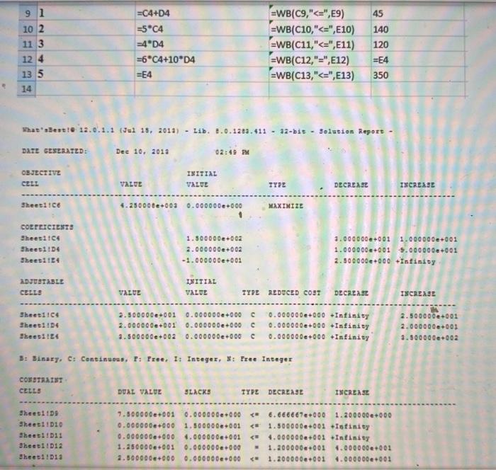 please answer all s.t. Farmer Leary grows wheat
