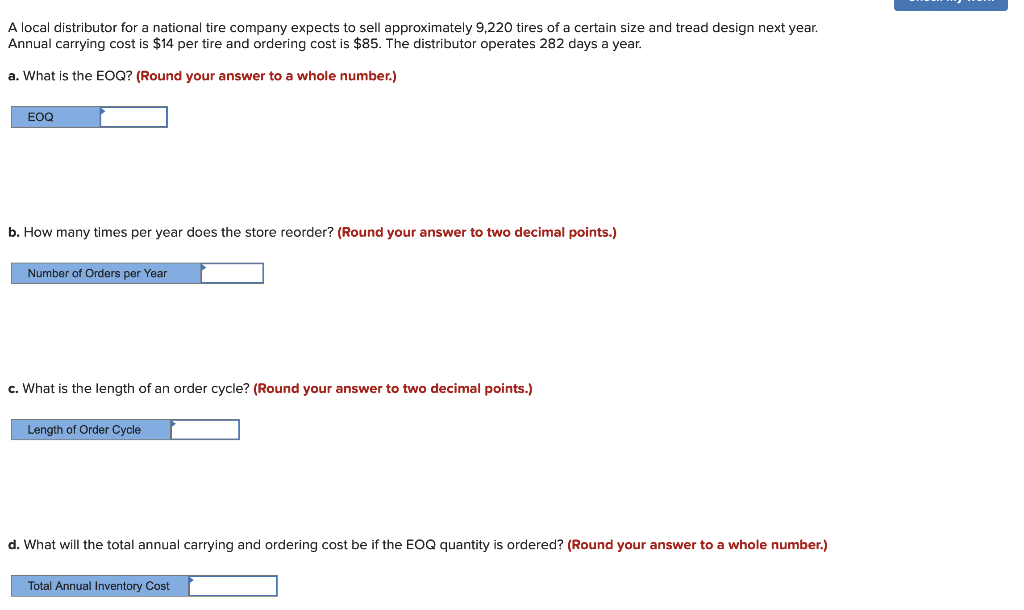 A local distributor for a national tire company