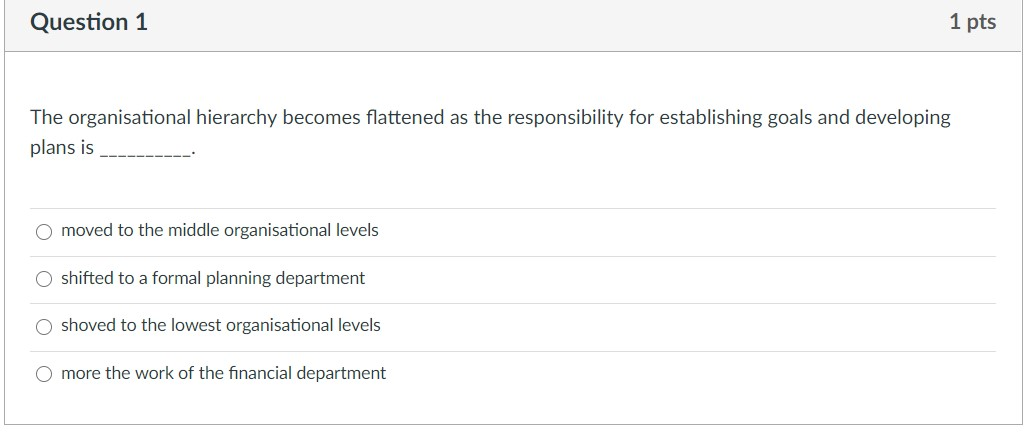 please confirm the correct answer Question 1 1
