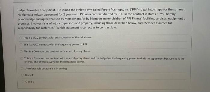 Judge Showalter finally did it. He joined the