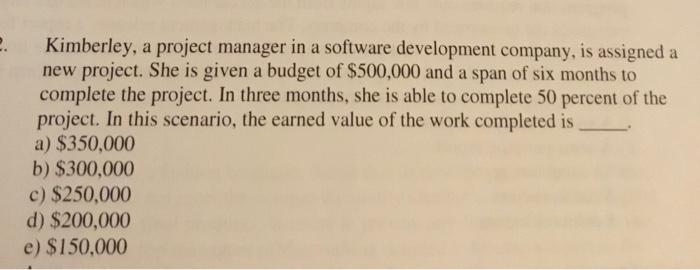 2. Kimberley, a project manager in a software