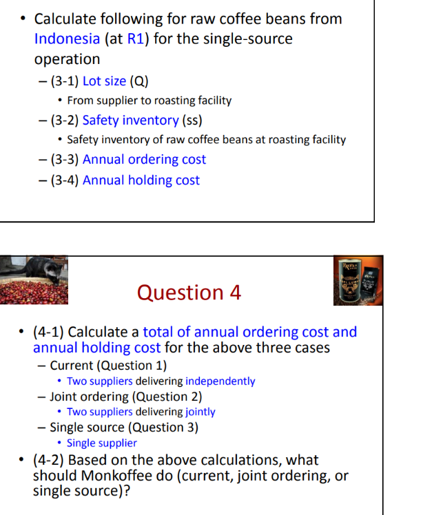 Please I need help with solving question 4 Single