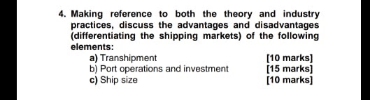 4. Making reference to both the theory and