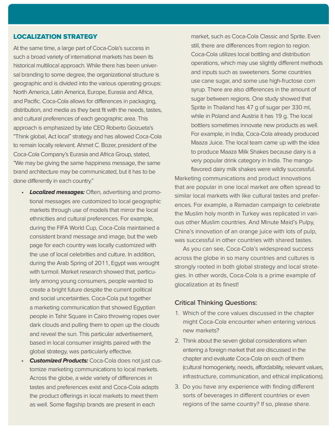 Need to answer critical thinking questions