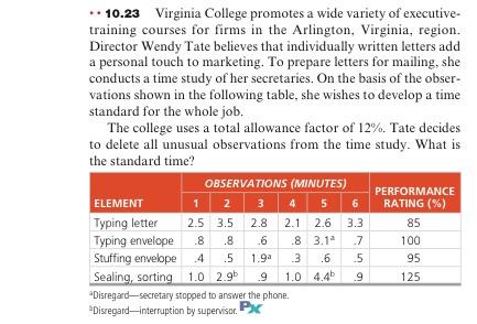 please use excel sheet .. 10.23 Virginia College