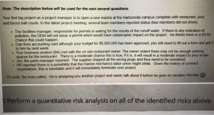 Note: The description below will be used for the