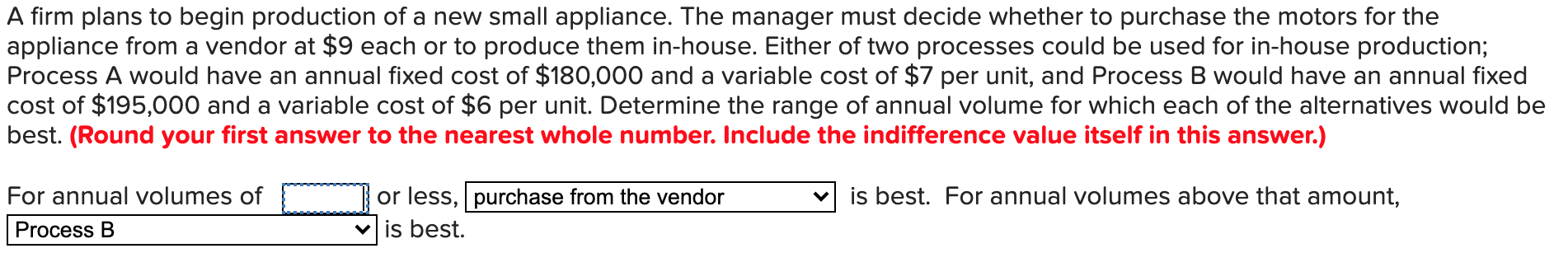 A firm plans to begin production of a new small