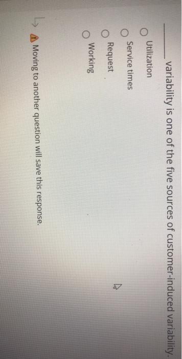 variability is one of the five sources of