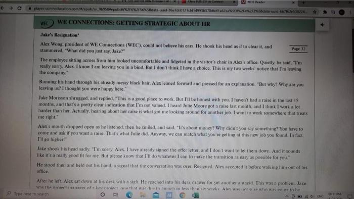 In the next installment of the WE Connections