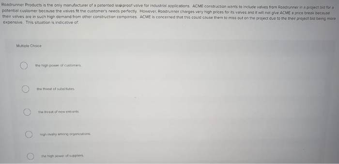 Which pairs of environmental components represent