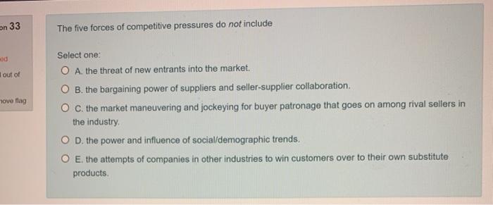 en 33 The five forces of competitive pressures do