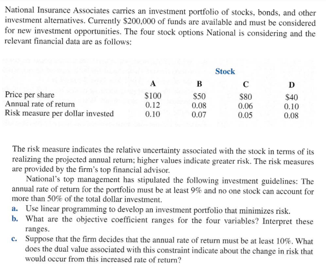 PLEASE USE EXCEL IF YOU ANSWER THE PROBLEM. EXCEL