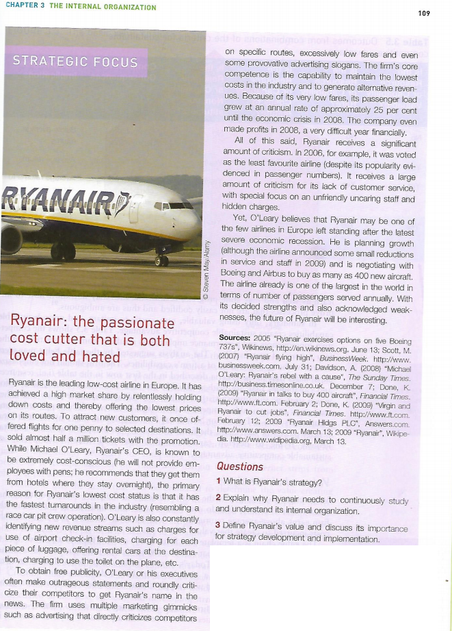 answer all 3 question CHAPTER 3 THE INTERNAL