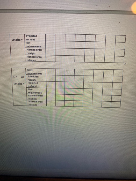 1 then the product tree diagram and develop a