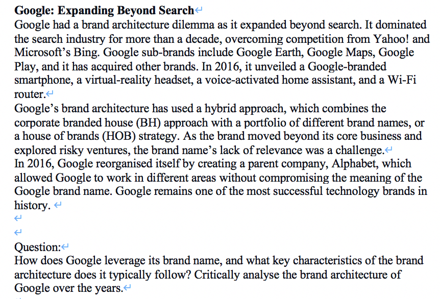 Google: Expanding Beyond Search Google had a