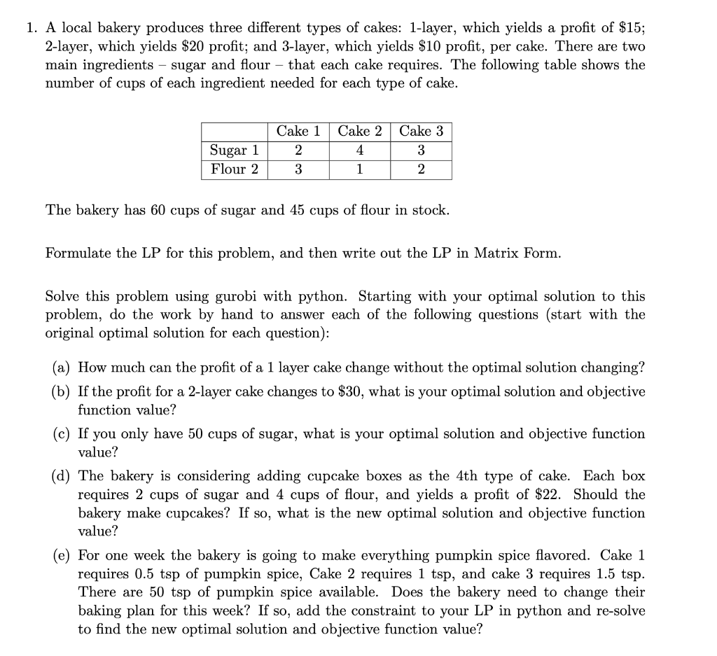 please solve the problem with python 1. A local