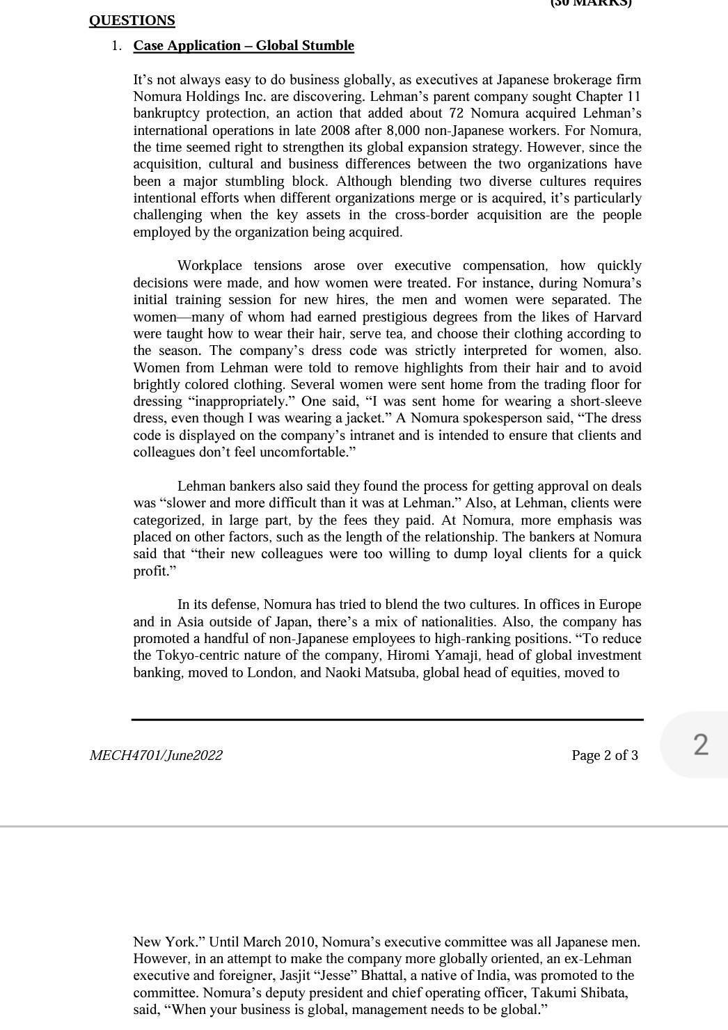 Engineering management ESTIONS 1. Case