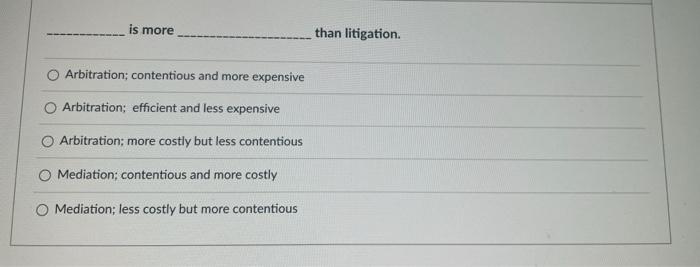 1 2 methods are generally faster and cheaper than