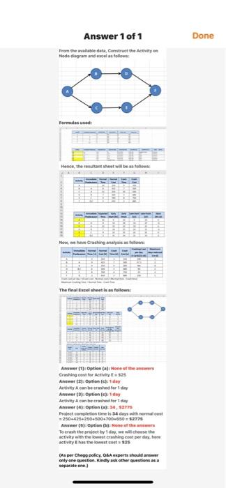 according to data given(1st five solved) i need